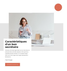 Caractéristiques D'Une Bonne Secrétaire Modèle De Mise En Page CSS