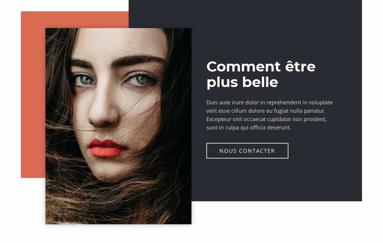 Comment être plus belle Modèle Joomla