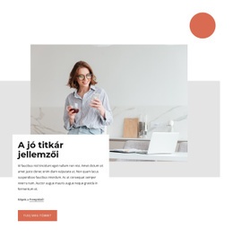 A Jó Titkár Jellemzői