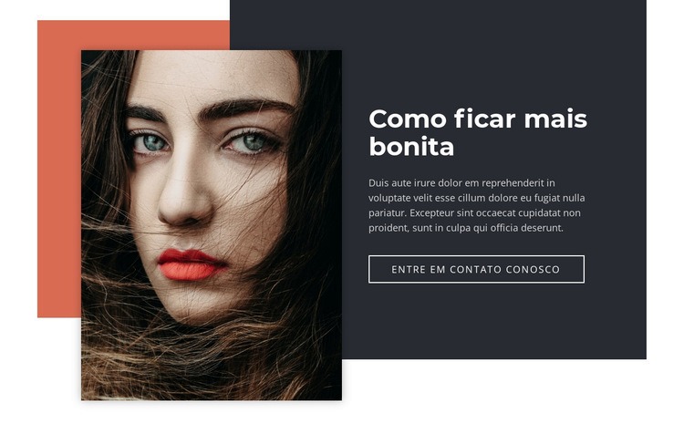 Como ficar mais bonita Construtor de sites HTML