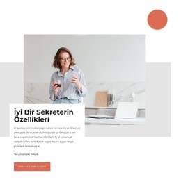 İyi Bir Sekreterin Özellikleri CSS Düzeni Şablonu