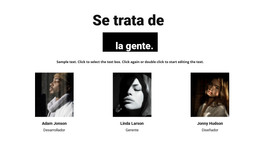 HTML Responsivo Para Se Trata De La Gente