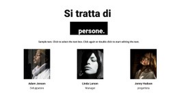 Riguarda Le Persone - Costruttore Di Siti Web Per Ispirazione