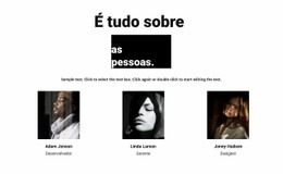 É Tudo Sobre As Pessoas - Website Creator HTML