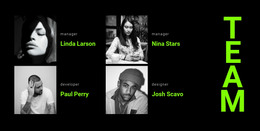 Team Of Barbers - Responsive Html Code