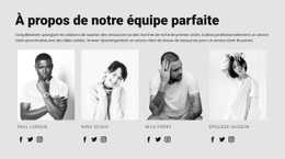 Modèle Web Réactif Pour Rencontrez Nos Maîtres Stylistes