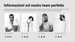 Modello Web Reattivo Per Incontra I Nostri Maestri Stilisti