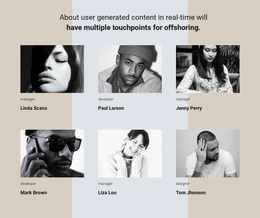 Joomla Template For Our Team Story
