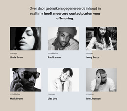 Gratis WordPress-Thema Voor Ons Teamverhaal