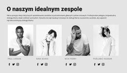 Responsywny Szablon Internetowy Dla Poznaj Naszych Mistrzów Stylistów