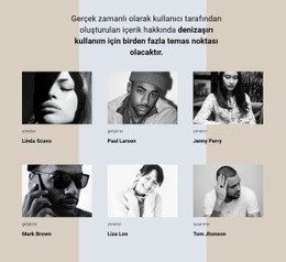 Takım Hikayemiz - Özelleştirilebilir Profesyonel Web Sitesi Modeli