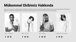 Usta Stilistlerimizle Tanışın - Güzel Web Sitesi Tasarımı