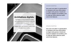 Architektonický Směr Šablona Webové Stránky