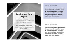 Diseño De Página HTML Para Dirección Arquitectónica