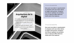 Dirección Arquitectónica - Plantilla Joomla De Funcionalidad