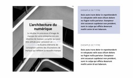 Direction Architecturale - HTML Template Generator