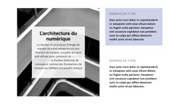 Direction Architecturale - Inspiration De Maquette