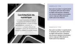 Direction Architecturale - Page De Destination