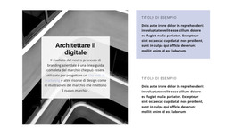 Progettazione Della Pagina HTML Per Direzione Architettonica