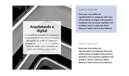 Direção Arquitetônica – Modelo De Site Responsivo