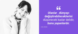 Bizim Hakkımızda Diyorlar Için Tasarım Şablonu