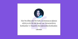 İncelemeleri Okuyun - Tek Sayfalık Şablon Ilhamı