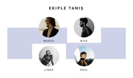 Çalışanlarımıza Hoş Geldiniz - HTML Sayfası Şablonu