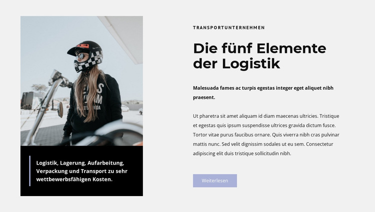 Moto Racer Website-Vorlage