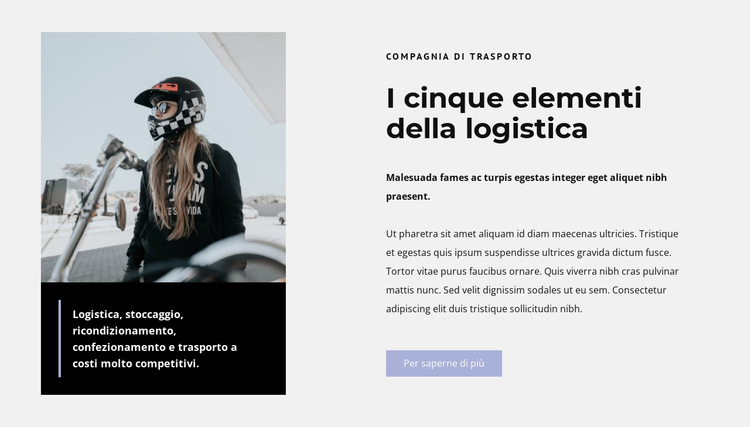 Piloti di moto Tema WordPress