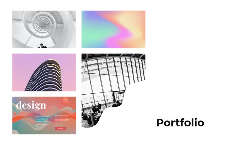 Creative's portfolio Squarespace Template Alternative