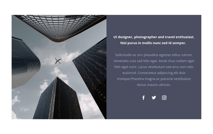 The most modern Squarespace Template Alternative