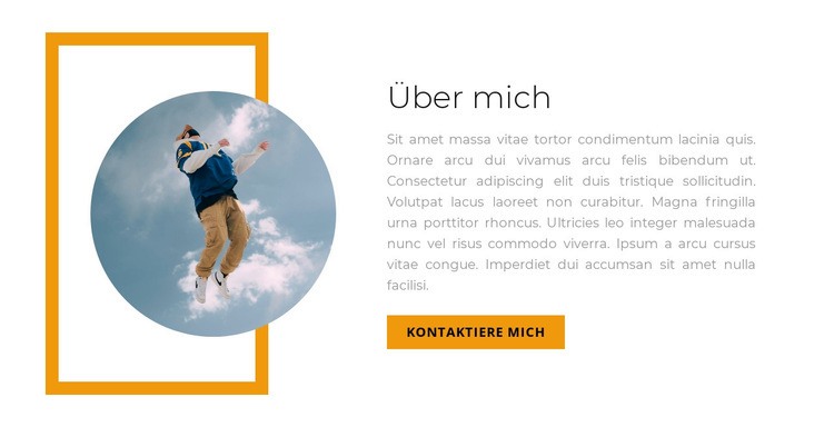 Über unseren Kreativverband Eine Seitenvorlage