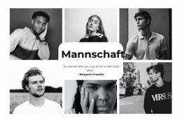 Top-6-Team - Responsive Website-Vorlagen