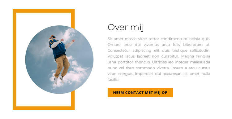 Over onze creatieve unie HTML-sjabloon