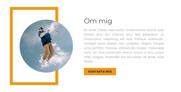 Om vår kreativa förening CSS -mall