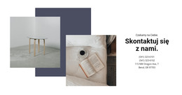 Kontakty Z Salonem Wnętrz - Kod Szablonu HTML