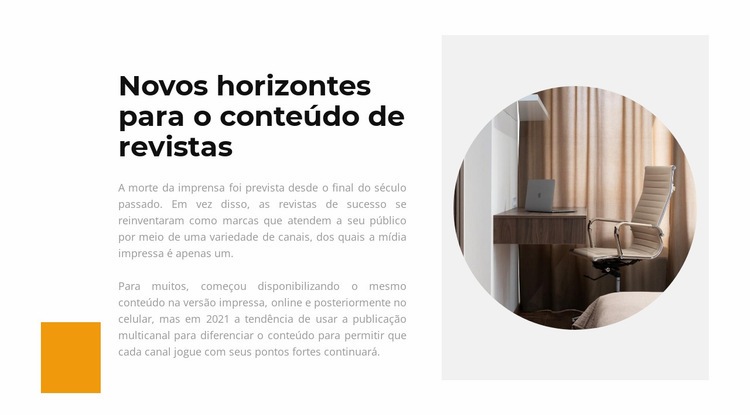 Online somente Design do site