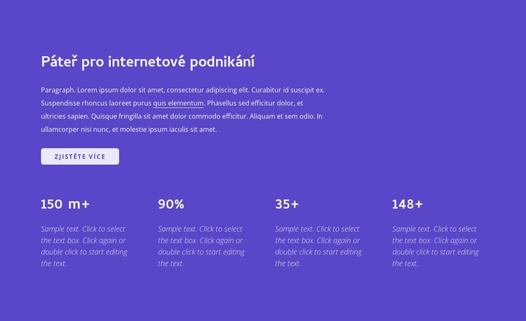 Internetové podnikání Šablona CSS