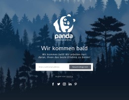 Demnächst Verfügbare Vorlage - HTML Site Builder