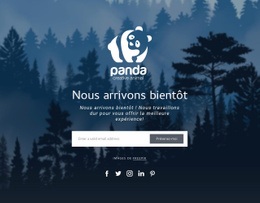 Modèle À Venir - Conception De Site Web Simple