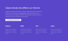 Internet D'Affaires – Page De Destination HTML