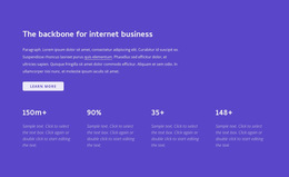 Internet Business - HTML5 Landing Page