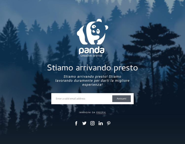 Prossimamente modello Tema WordPress