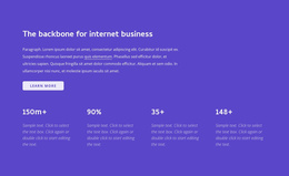 Internet Business Website Template