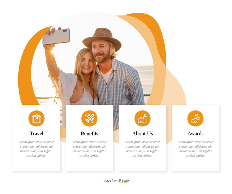 For all traveller types HTML5 Template