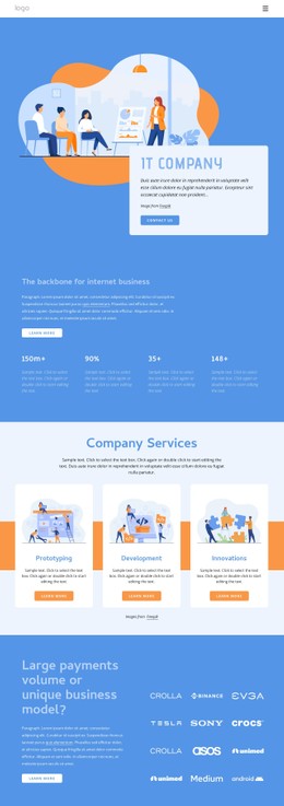 Full-Service Software Development Company Responsive CSS Template
