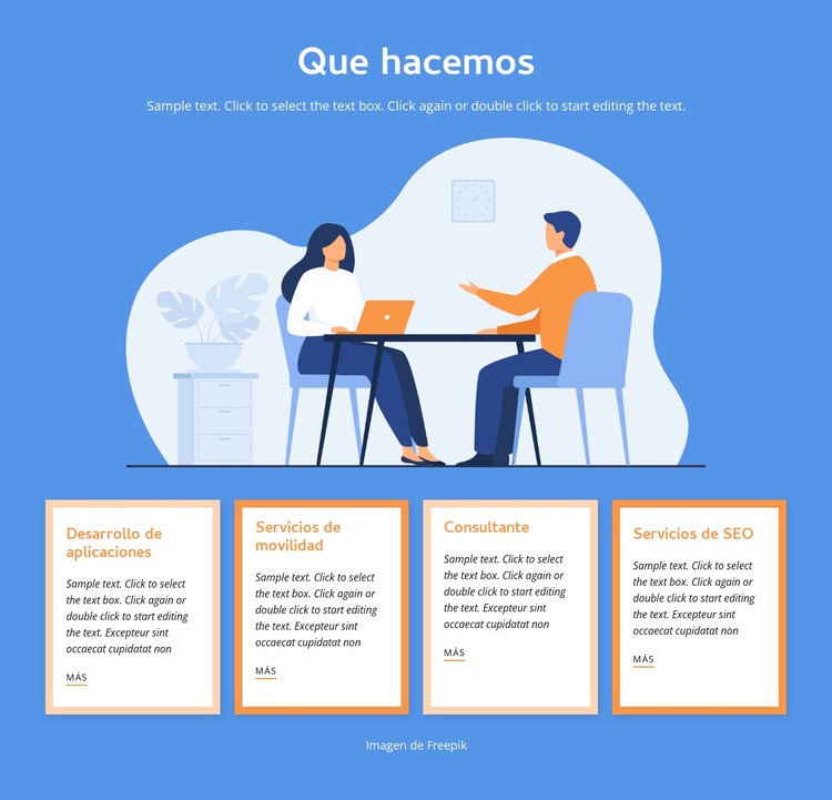 Personalizar aplicaciones Diseño de páginas web