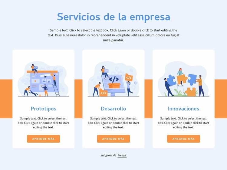 Prototipos y desarrollo Plantilla Joomla