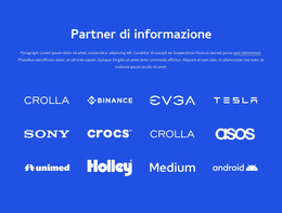 Modello Joomla Pronto Per L'Uso Per Partner Di Informazione