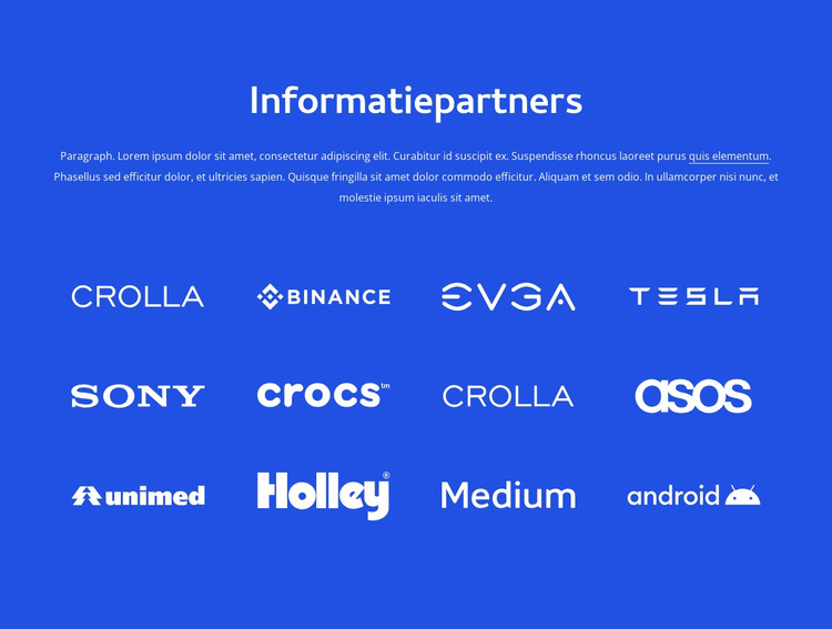 Informatiepartners Joomla-sjabloon
